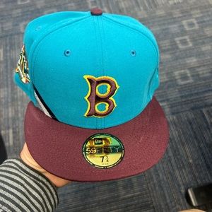 Boston Red Sox Hat Club Exclusive New Era 56Fifty Size 7 3/4